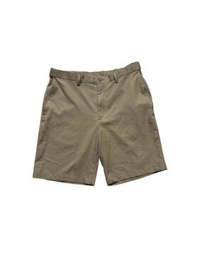 Cool 18 Pro Golf Shorts Mens 34 Khaki Performance 9 Inch Inseam
